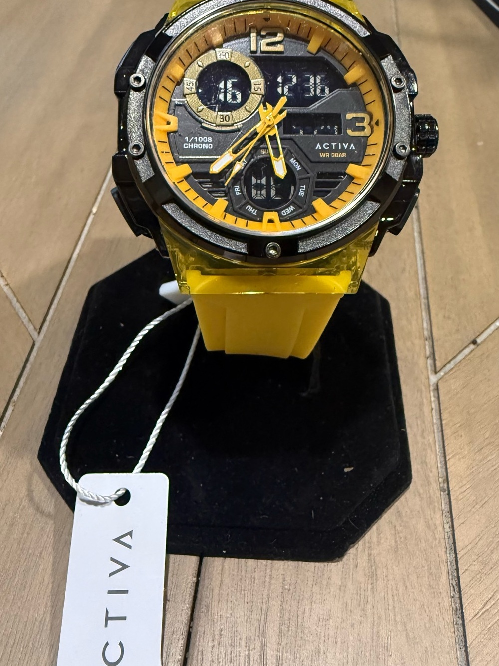Activa Virtux X Invicta Yellow Digital Men’s Watch